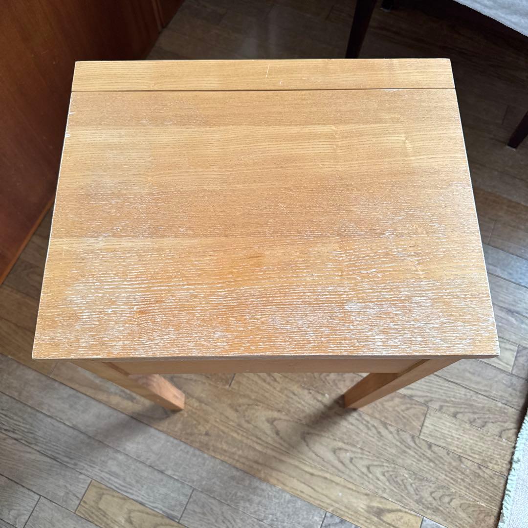 送料込み　無印良品 ドレッサー(鏡あり)スツール無し　ナチュラル