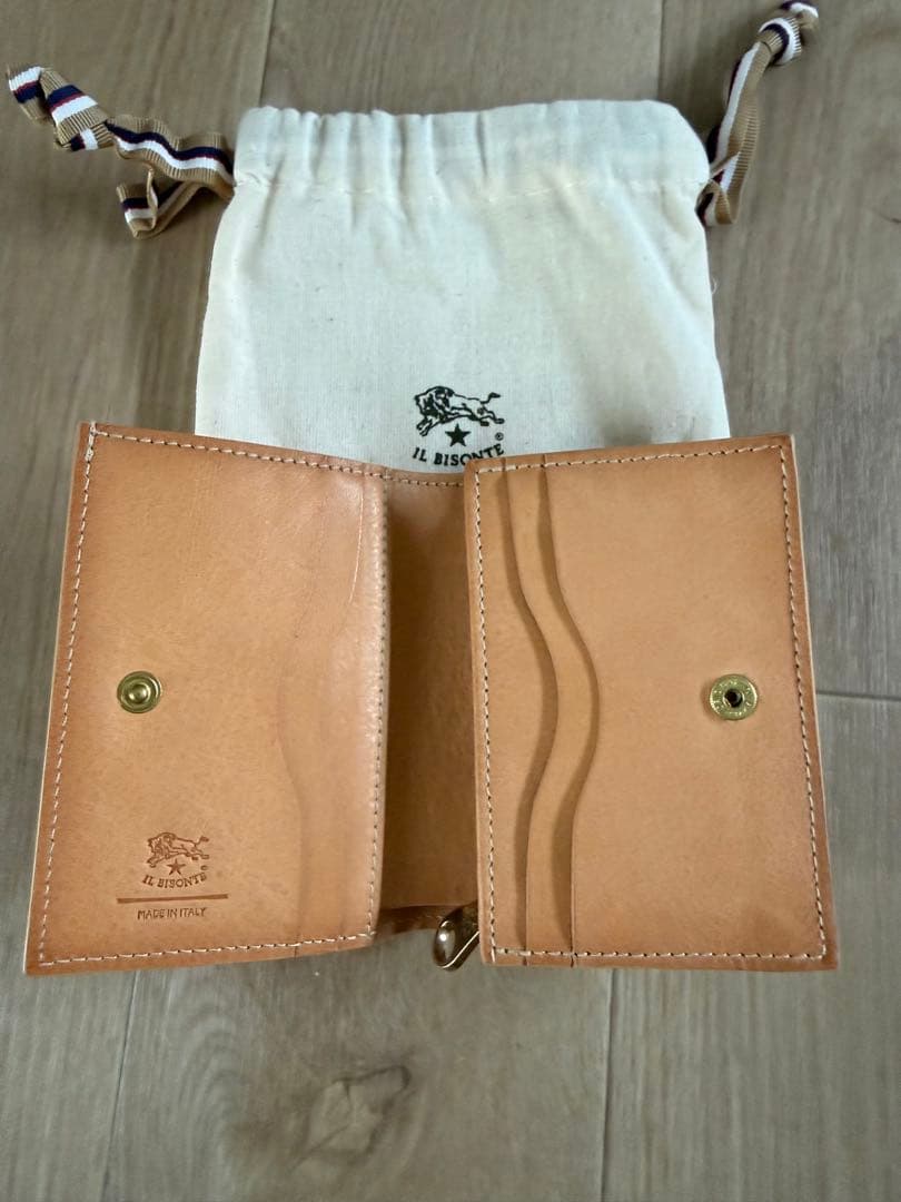 イルビゾンテ 二つ折り財布 小銭入れ付き 財布