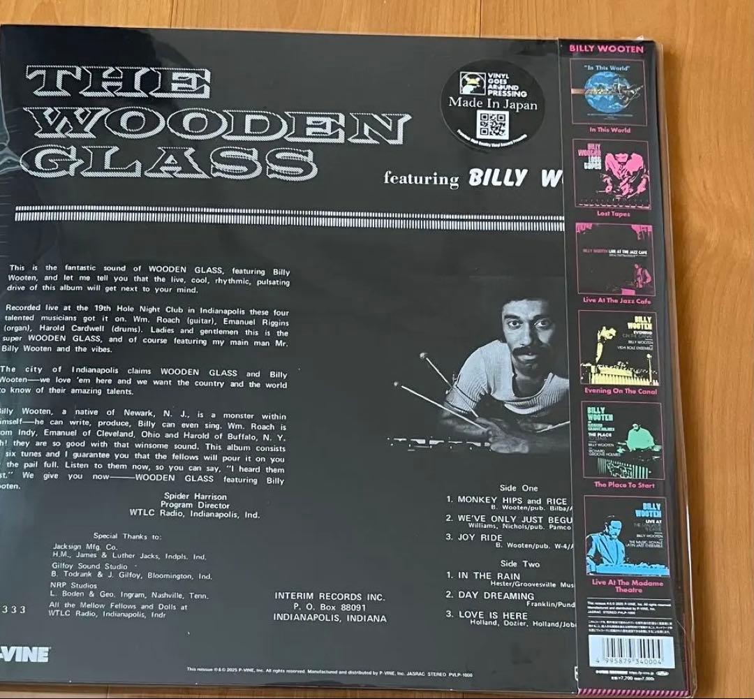 THE WOODEN GLASS Billy Wooten 新品未開封限定300