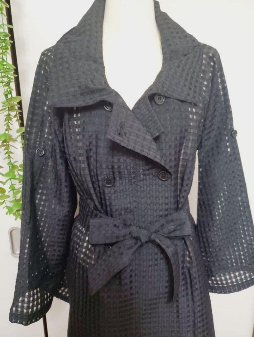 オールシーズン可能ロングコート⭐️超美品☆SPECCHIO☆ジャケット　黒　上質