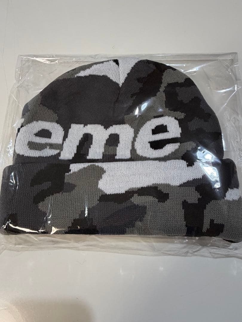 帽子 Supreme Camo Big Logo Beanie 2025