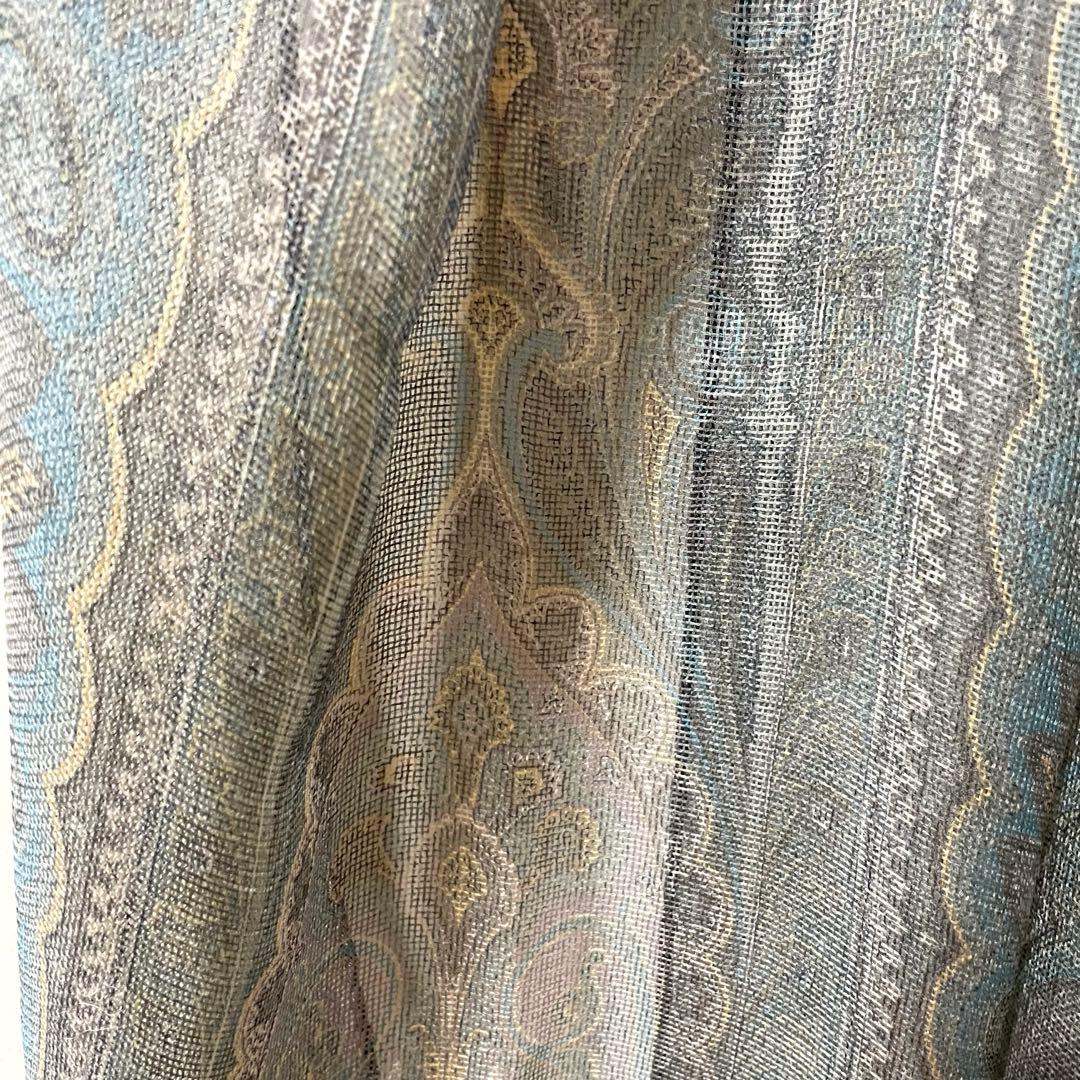 極美品✨ ETRO エトロ ペイズリー シルク100% スカーフ ストール