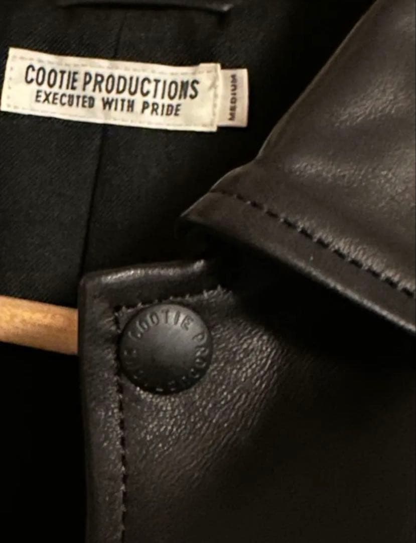 極美品 cootie ホースレザー コーチジャケット M
