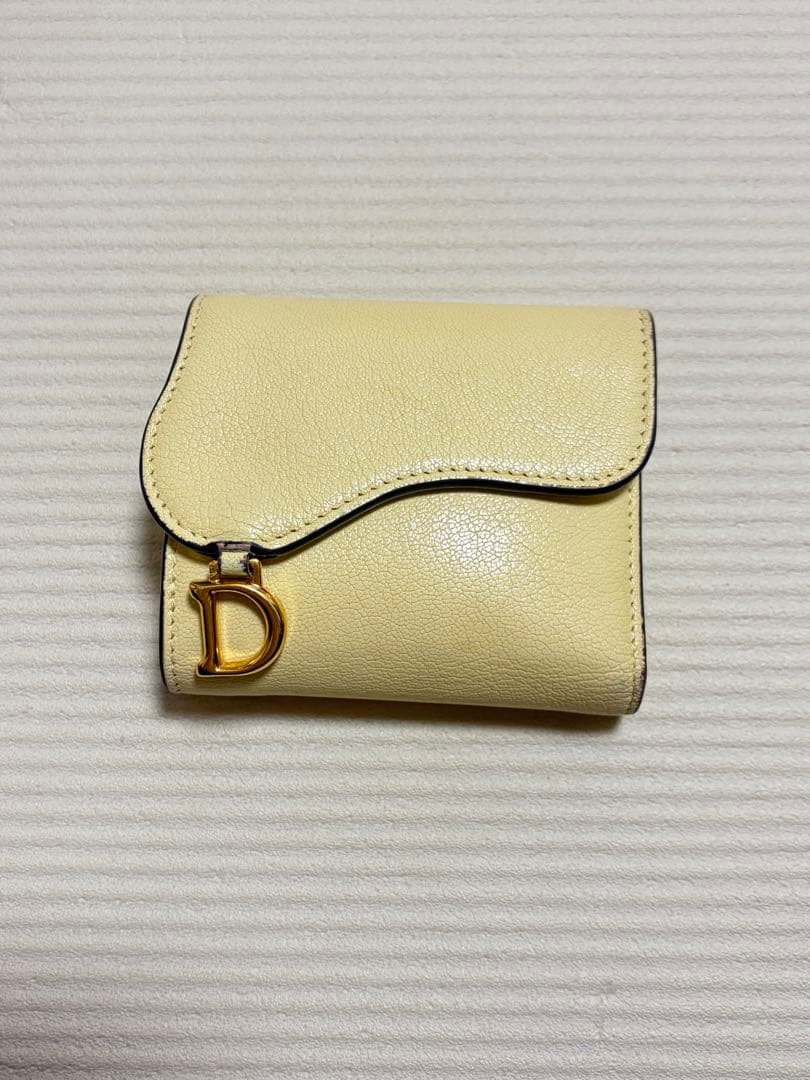 dior SADDLE ロータスウォレット