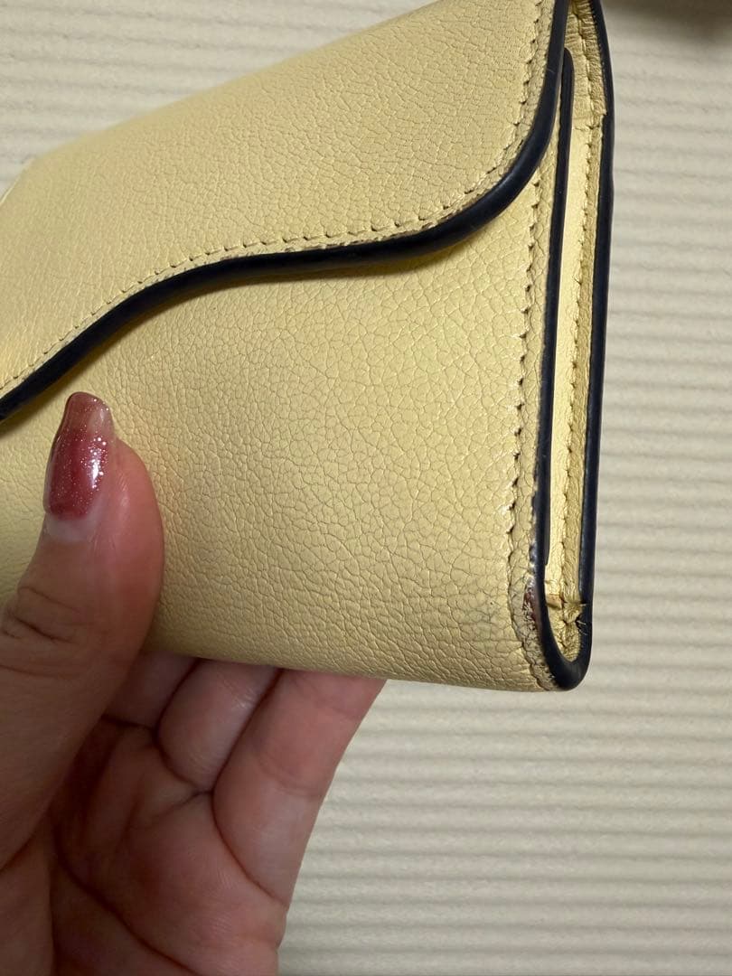 dior SADDLE ロータスウォレット
