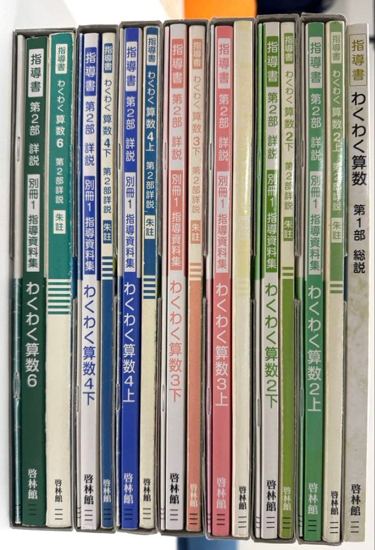 啓林館　わくわく算数　教師用指導書