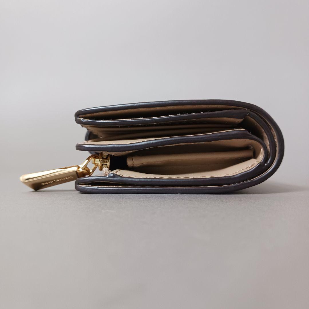 633/新品/MICHAEL KORS マイケルコース/二つ折り財布/ベージュ