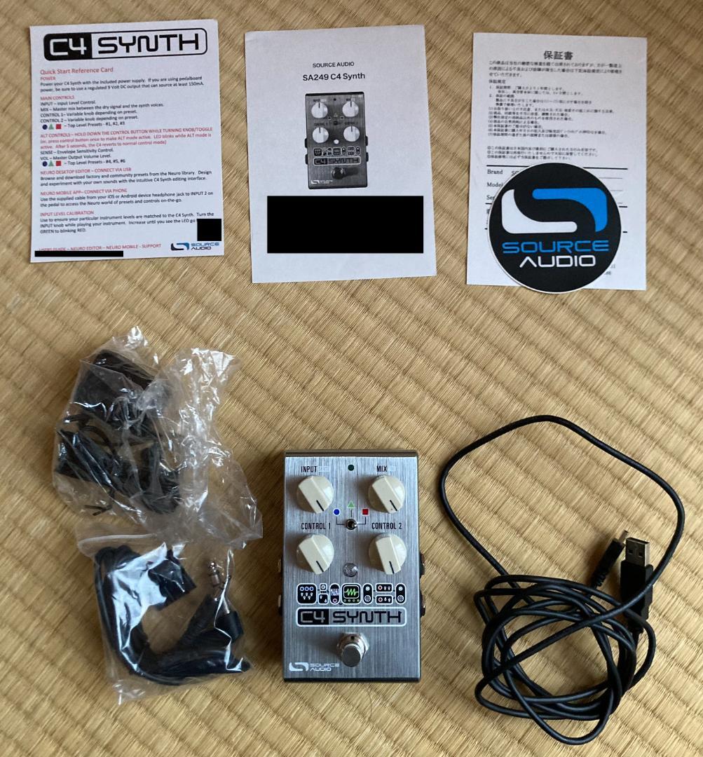 SOURCE AUDIO C4 SYNTH シンセペダル 動作確認済 国内正規品