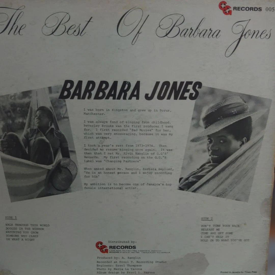 洋楽 The Best Of Barbara Jones GG 005