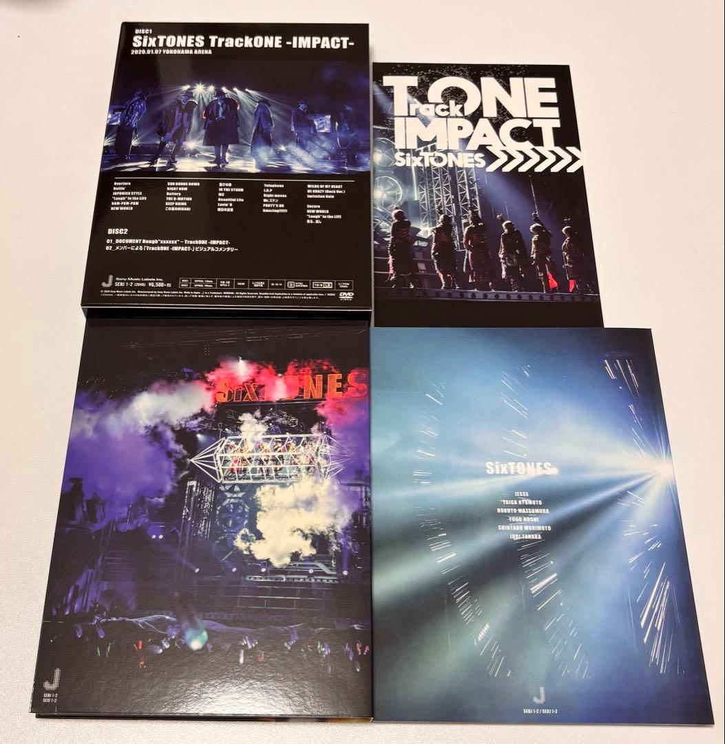 SixTONES TrackONE -IMPACT- 初回盤 DVD2枚組