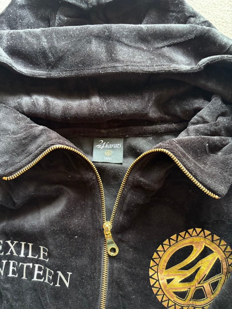 美品✨24karats EXILE NINETEEN ベロア セットアップ S