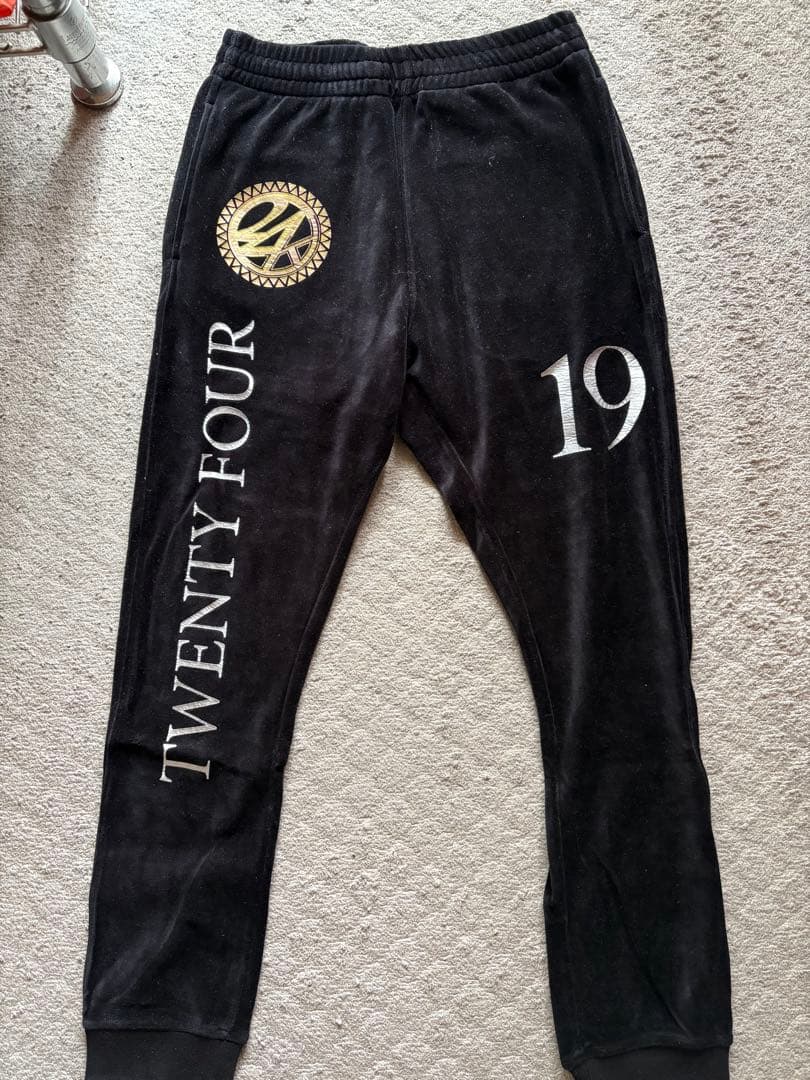 美品✨24karats EXILE NINETEEN ベロア セットアップ S