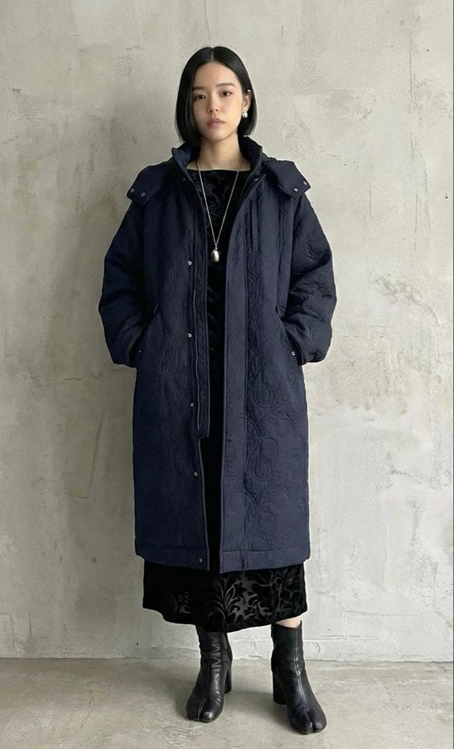 【希少】mame kurogouchi Jomon Jacquard Coat