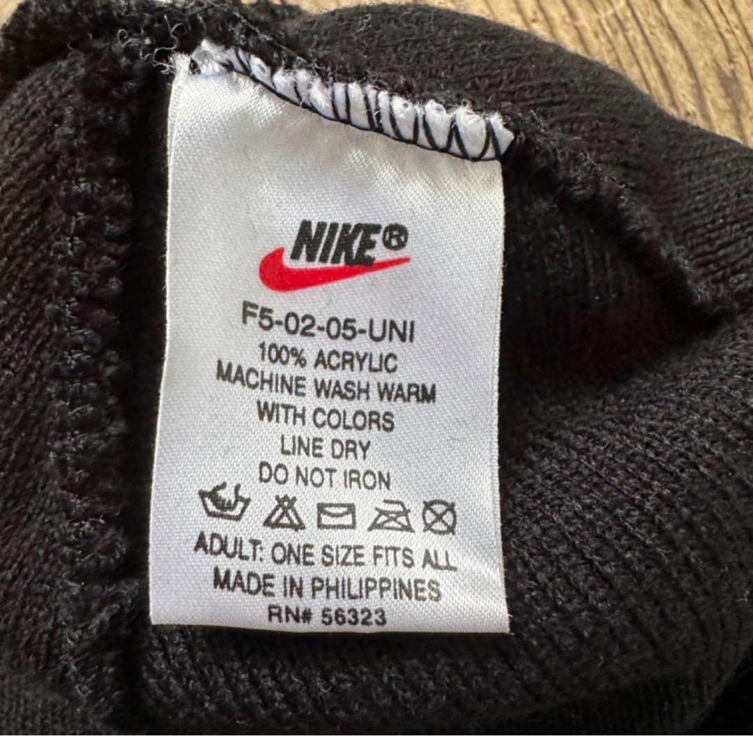 銀タグOLDNIKEナイキニット帽ビーニー90'sレトロヴィンテージキャップ