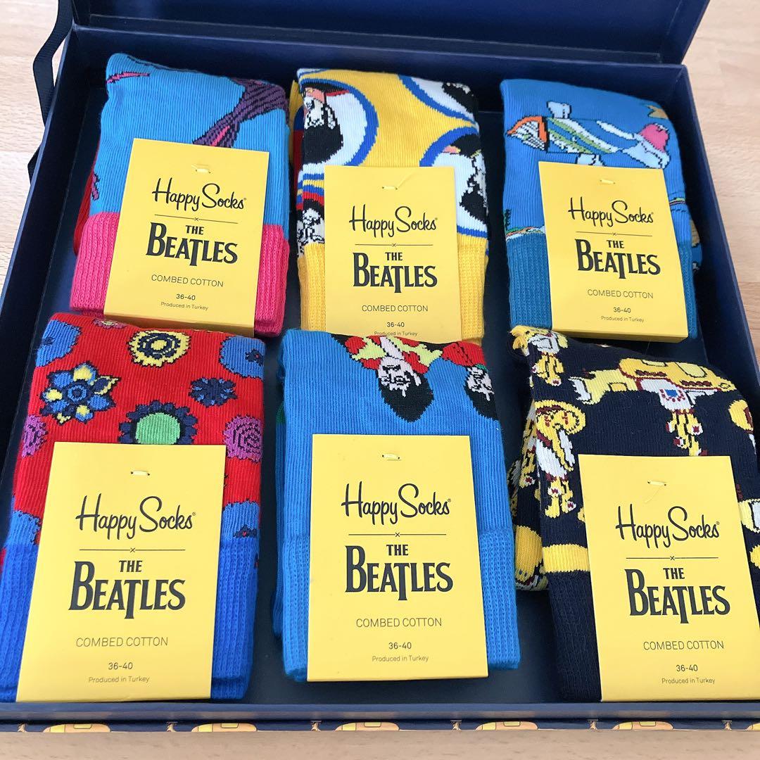 ビートルズ ソックス 6足セット BOX