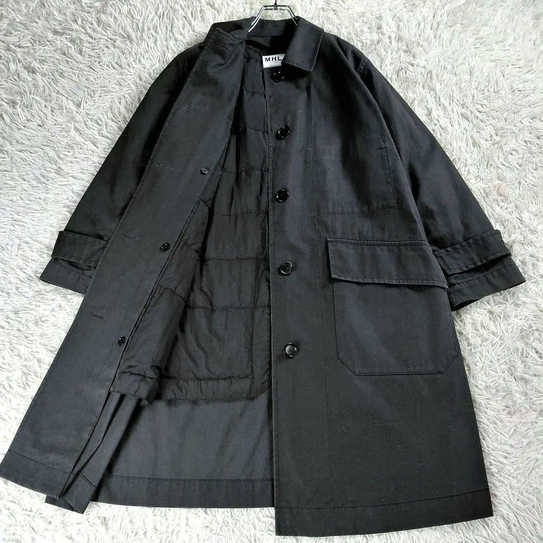 22AW MHL. マーガレットハウエル プルーフド ダウンライナー付き コート
