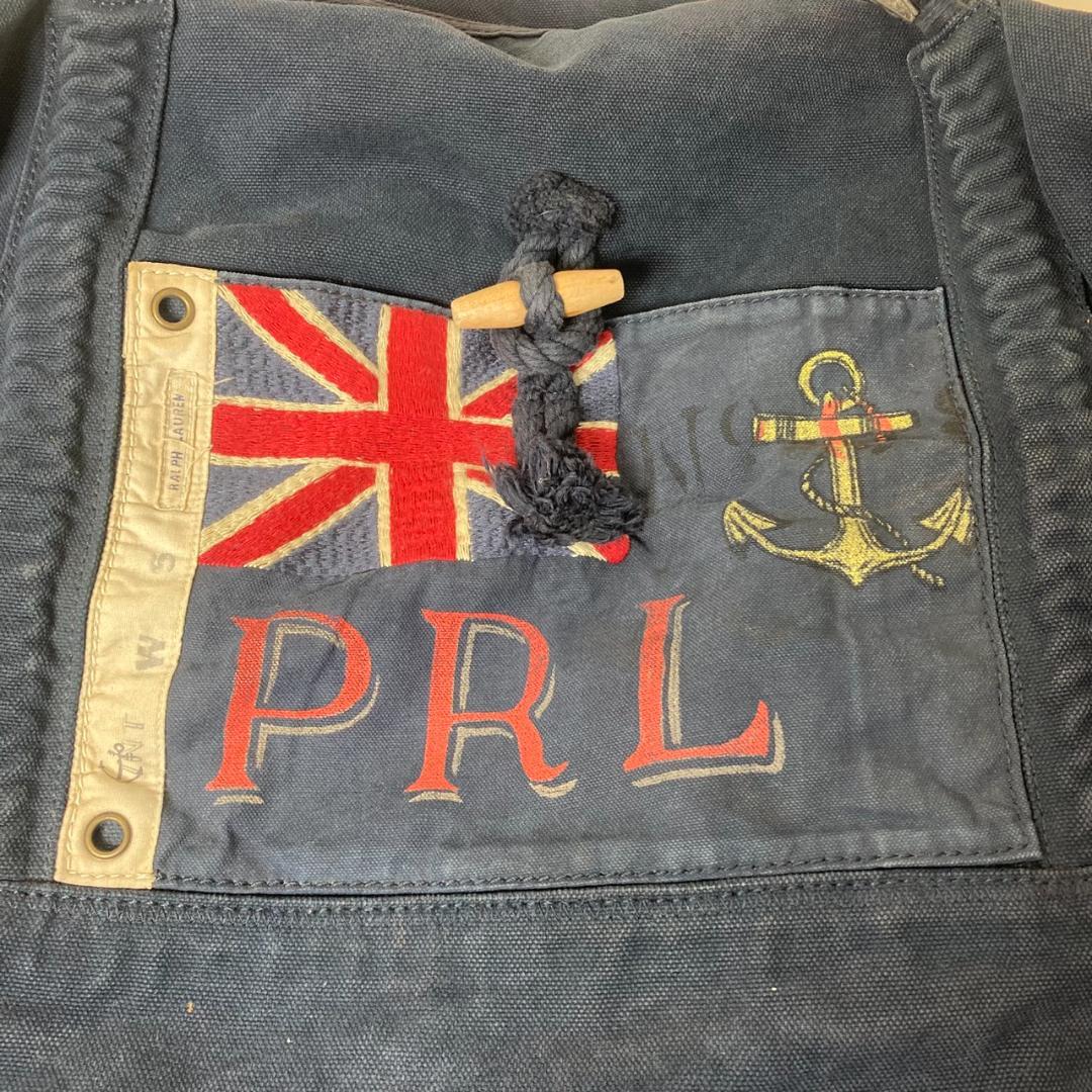 ↑PRL Polo Ralph Lauren　ダッフルバッグ　ネイビー　ボストン