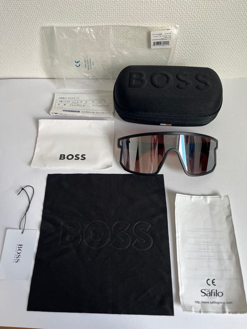 【新品未使用級】BOSS 1499S サングラス　シールドタイプ　大谷翔平