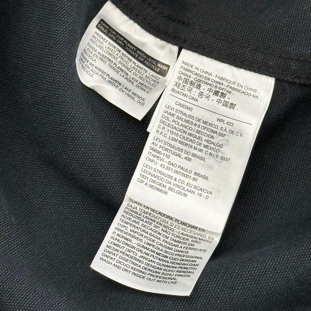 Levi’s リーバイス カバーオール ブラックデニム M