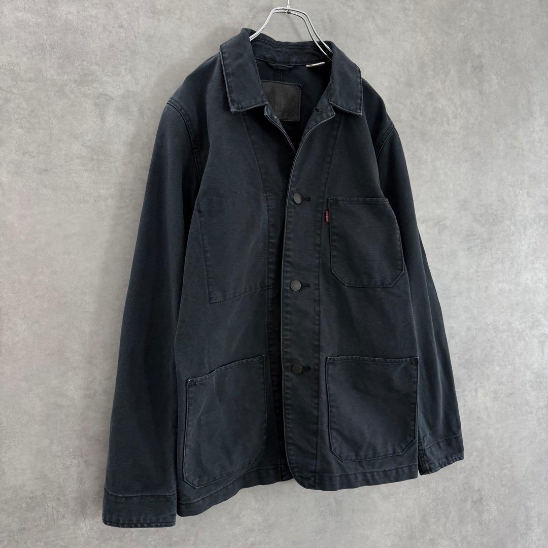 Levi’s リーバイス カバーオール ブラックデニム M
