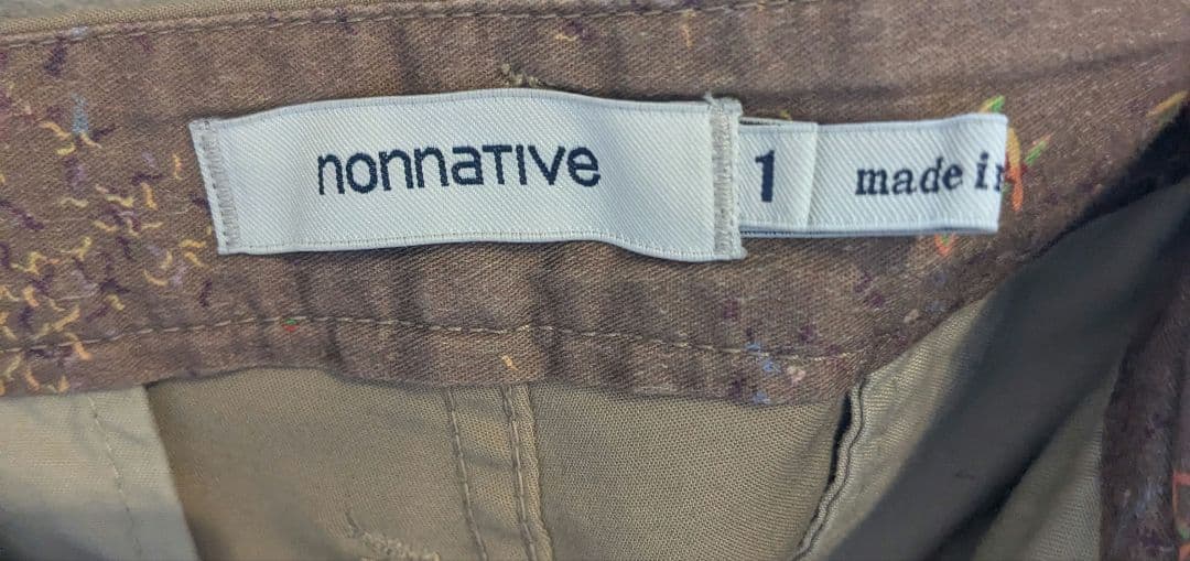 ノンネイティブ　nonnative　パンツ