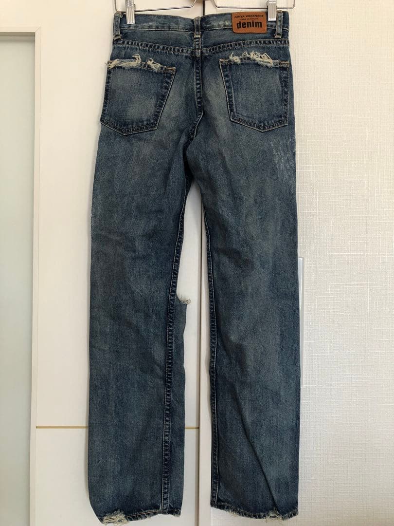 JUNYA WATANABE ダメージデニムパンツ