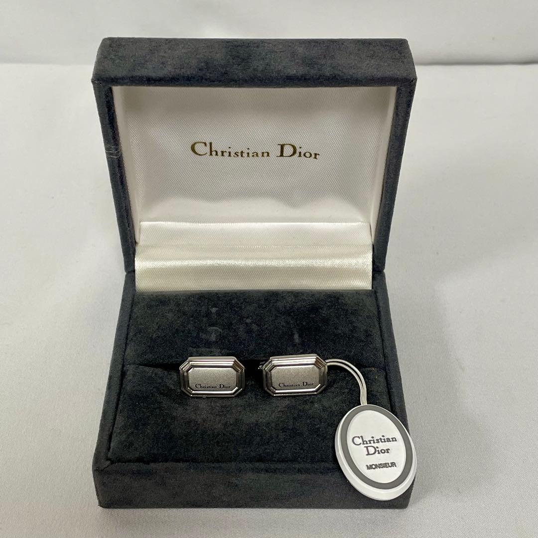 Christian Dior クリスチャンディオール カフス 新品 ケース付き