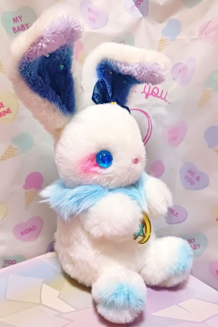 【ハンドメイド】ユメミルBunny　(オーロラ)ぬいぐるみ