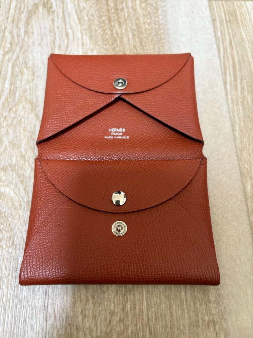 確約品）HERMES エルメス カルヴィデュオ ブリック U刻印　財布