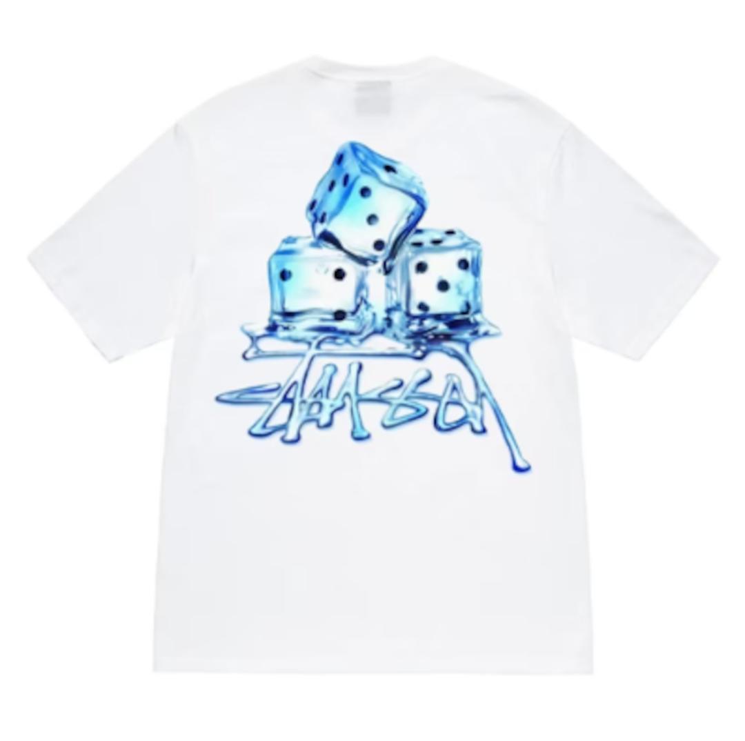 新品未使用 Stussy サイコロ Tシャツ Lサイズ ホワイト