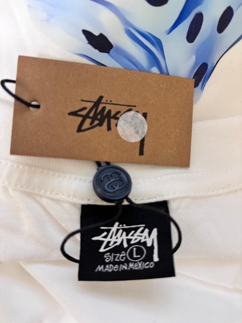 新品未使用 Stussy サイコロ Tシャツ Lサイズ ホワイト