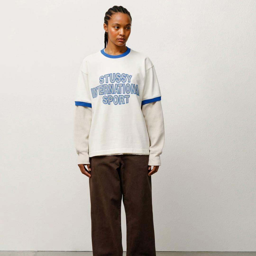 STUSSY HEAVY JERSEY SPORT TEE リンガーT