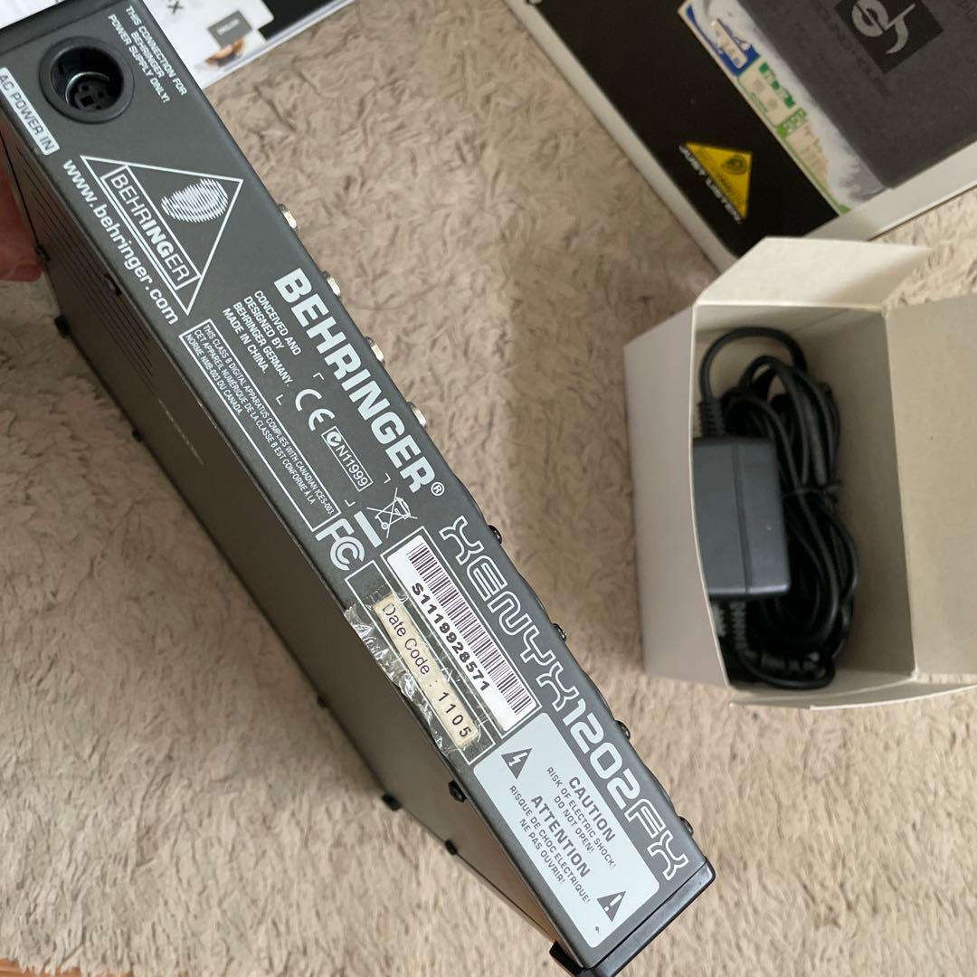 Behringer Xenyx 1202FX ベリンガー アナログミキサー中古