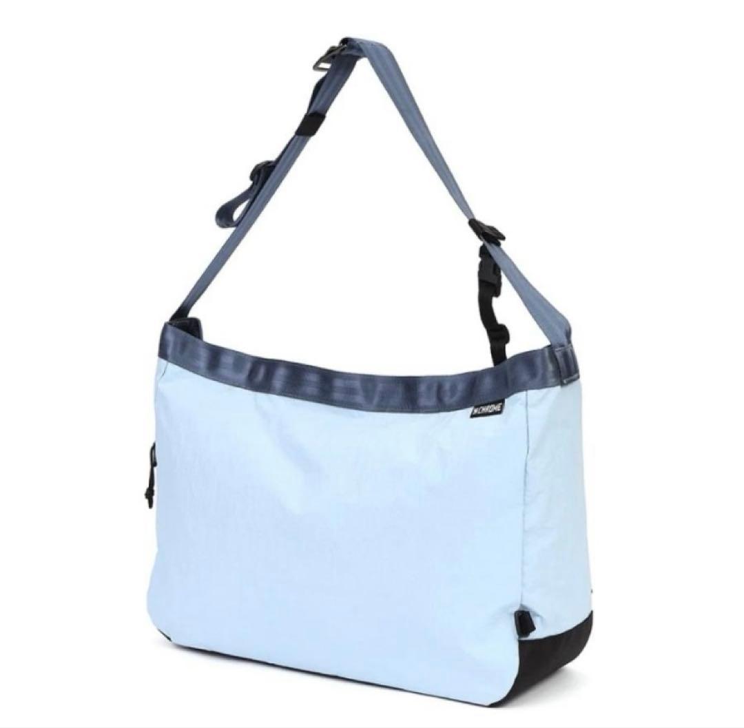 新品 CHROME NEWSPAPER MESSENGER サックスブルー26L