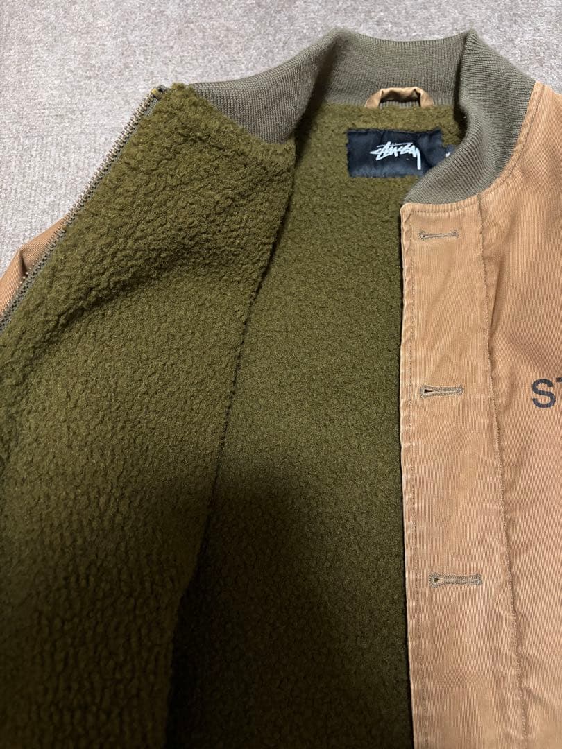 STUSSY ブラウン ジャケットブルゾン