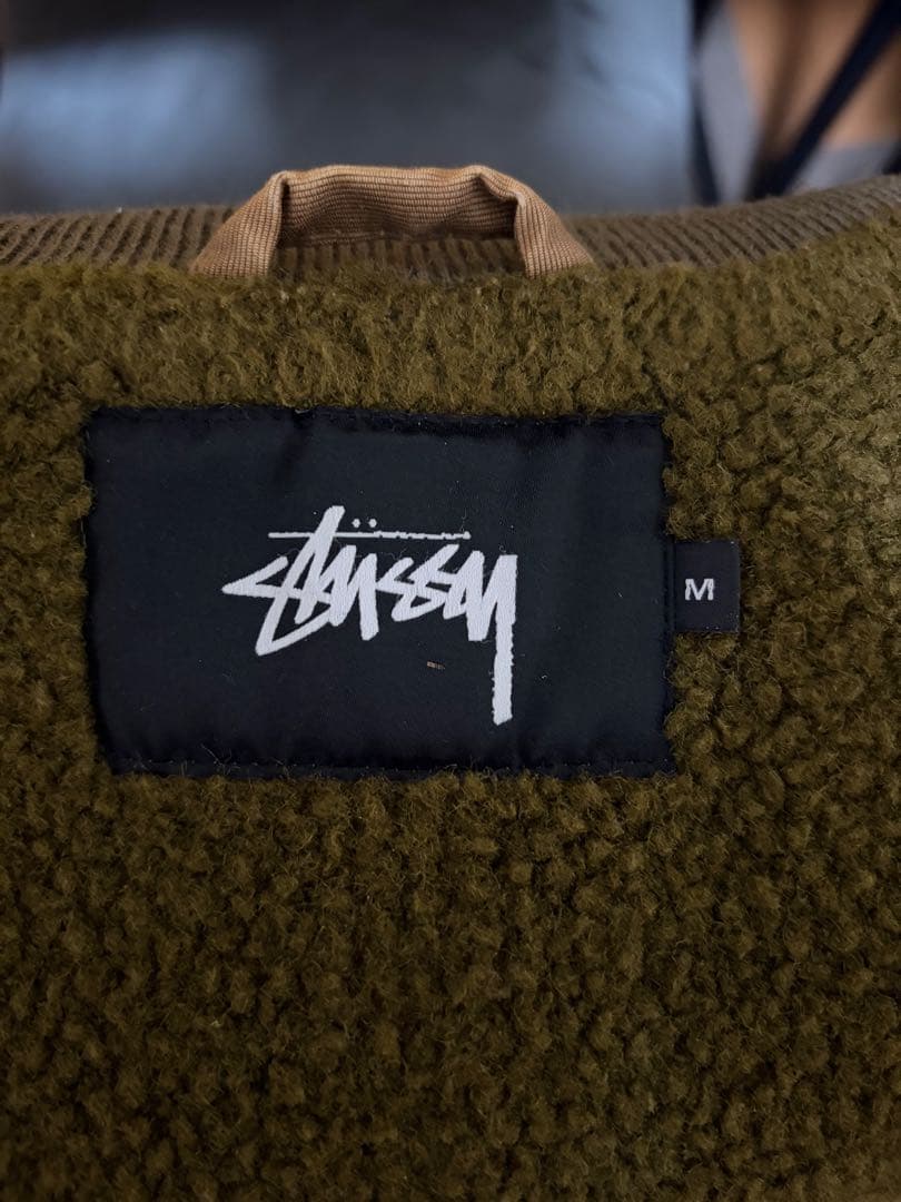 STUSSY ブラウン ジャケットブルゾン