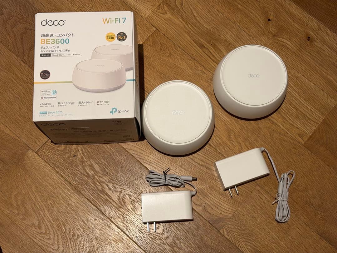 Deco BE25 BE3600 Wi-Fi 7無線LAN 2パック