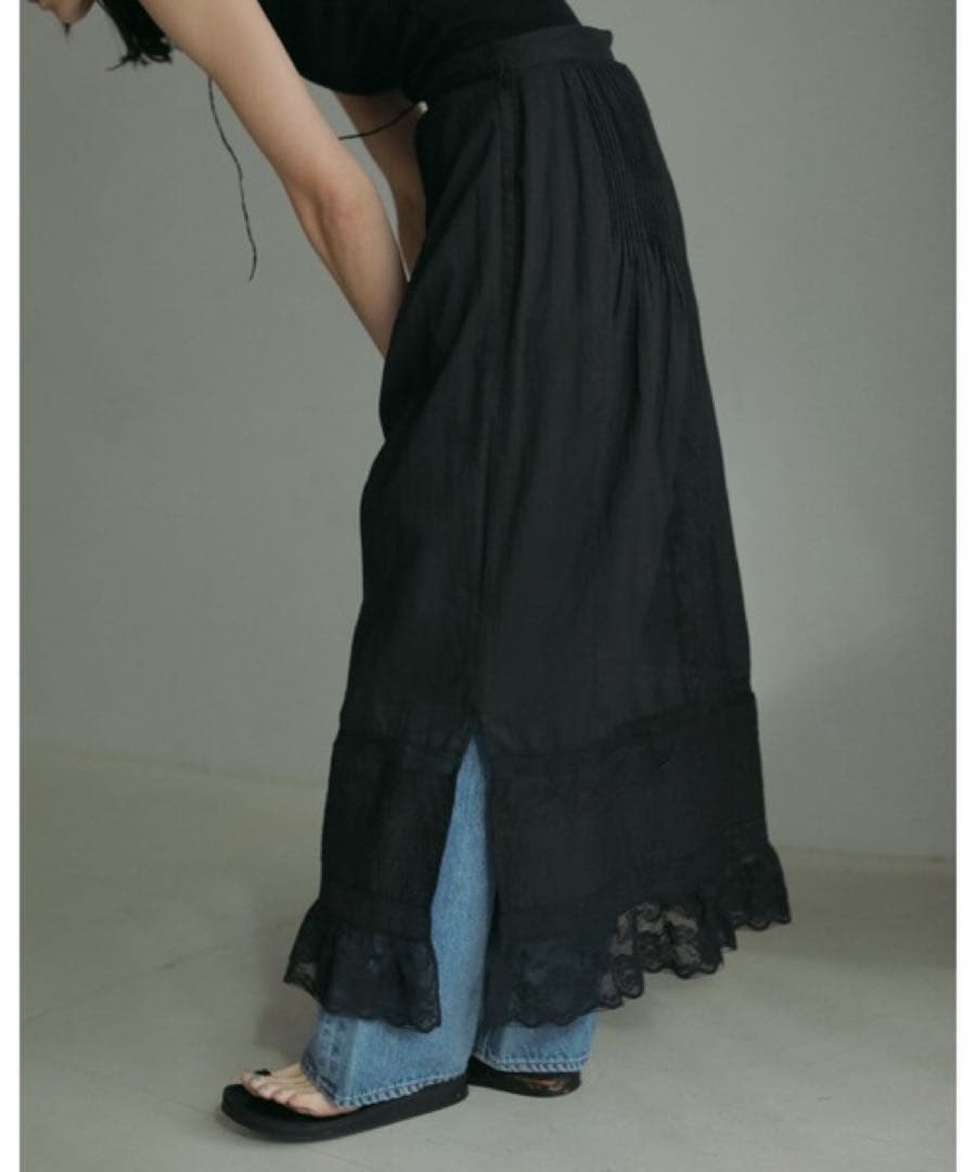 スカート anuke / Tuck Lace Skirt