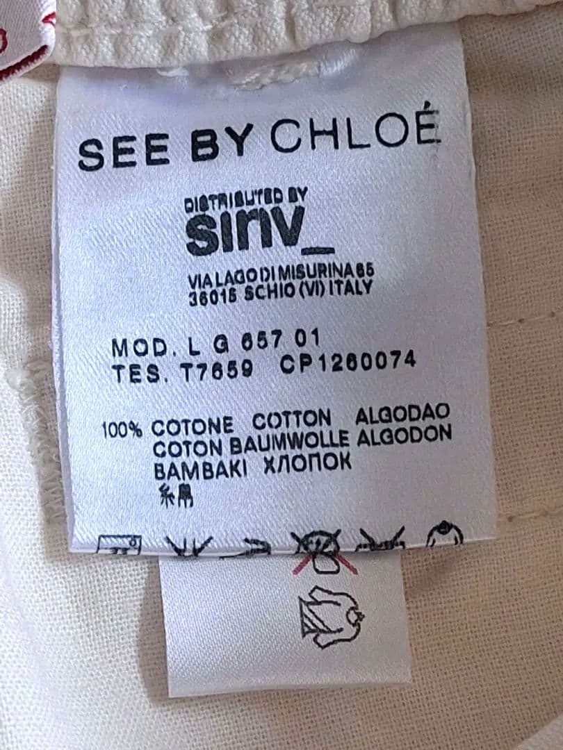 SeeByChloe'　シーバイクロエ ITaly キュロット スカート M