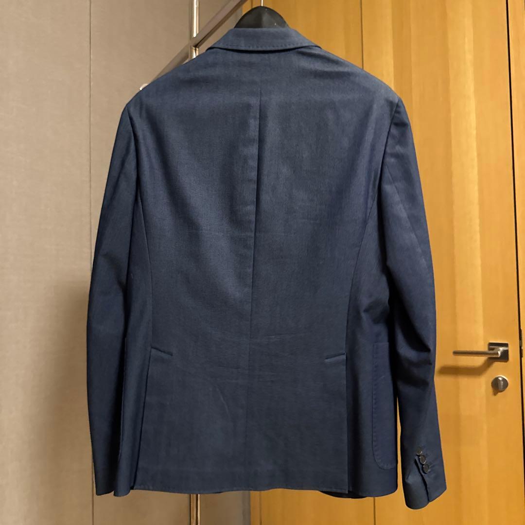 ニールバレットネイビー シングルジャケット