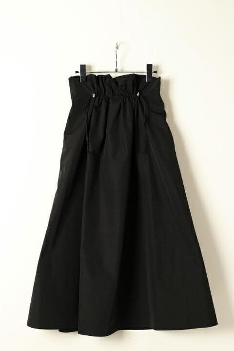 新品 DOUBLE STANDARD CLOTHING ドロストフレアスカート黒