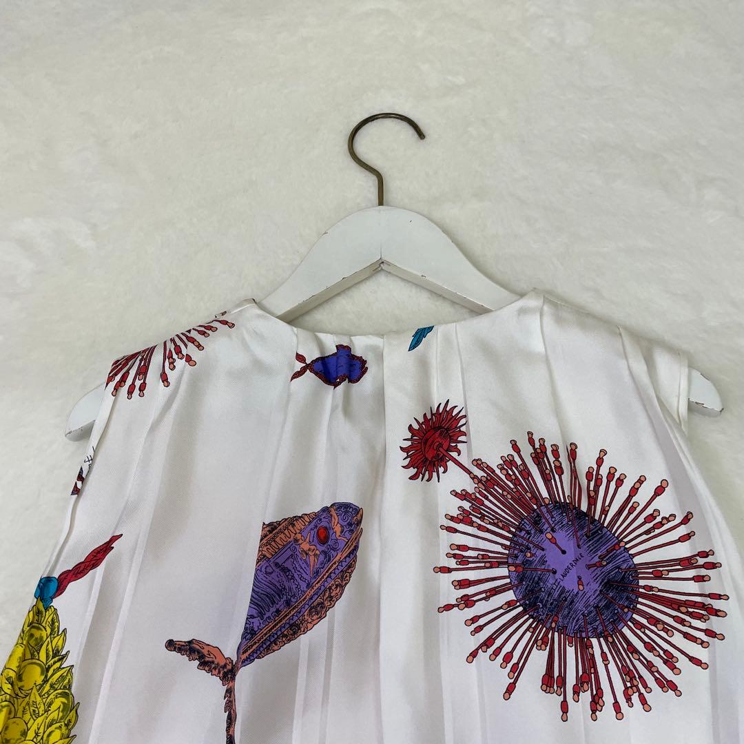 美品　Emilio Pucci シルク100% チュニック　総柄　魚柄 38