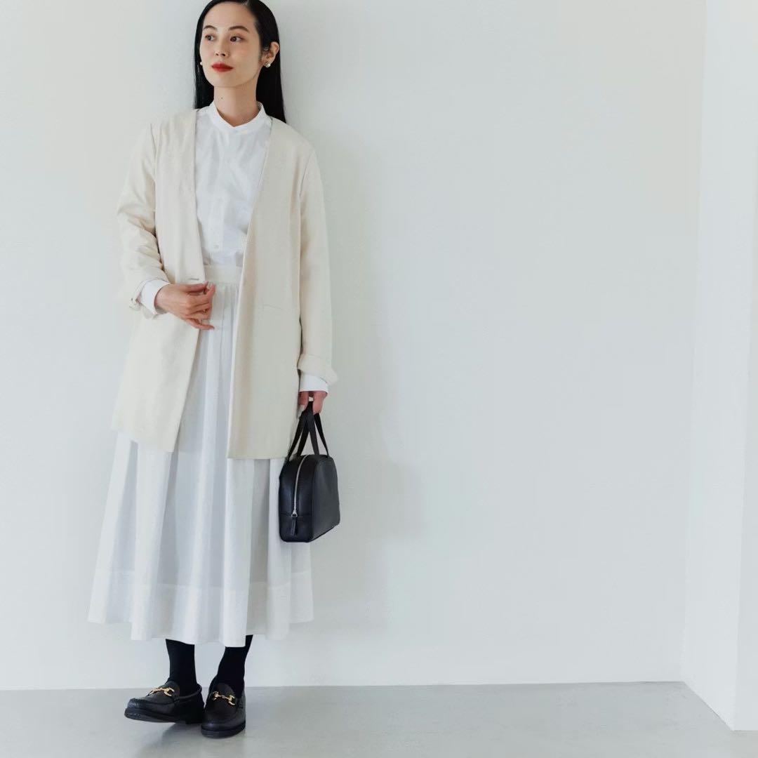 北欧暮らしの道具店 凛とした、大人のための白スカート