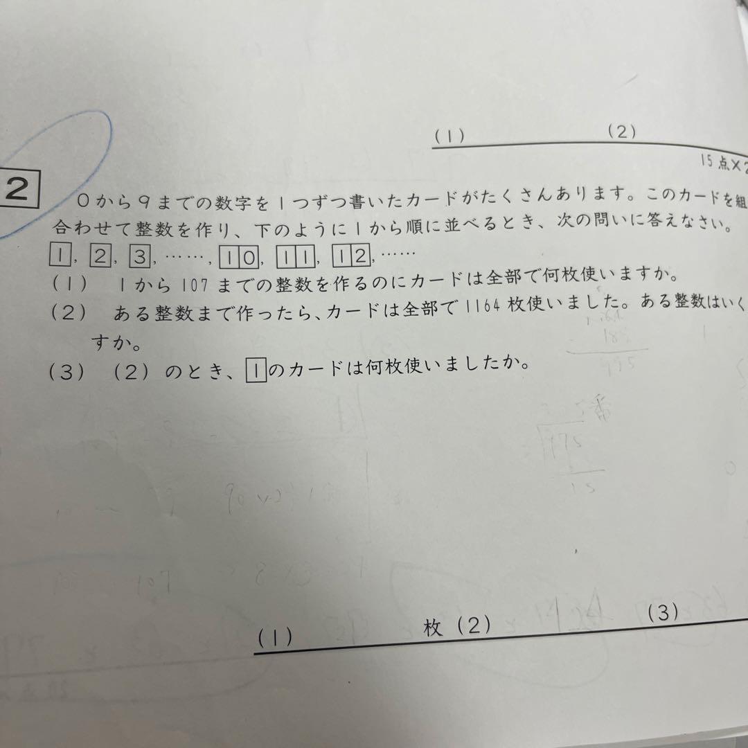 サピックス 6年 夏期集中志望校錬成特訓 国算理社　4科セット
