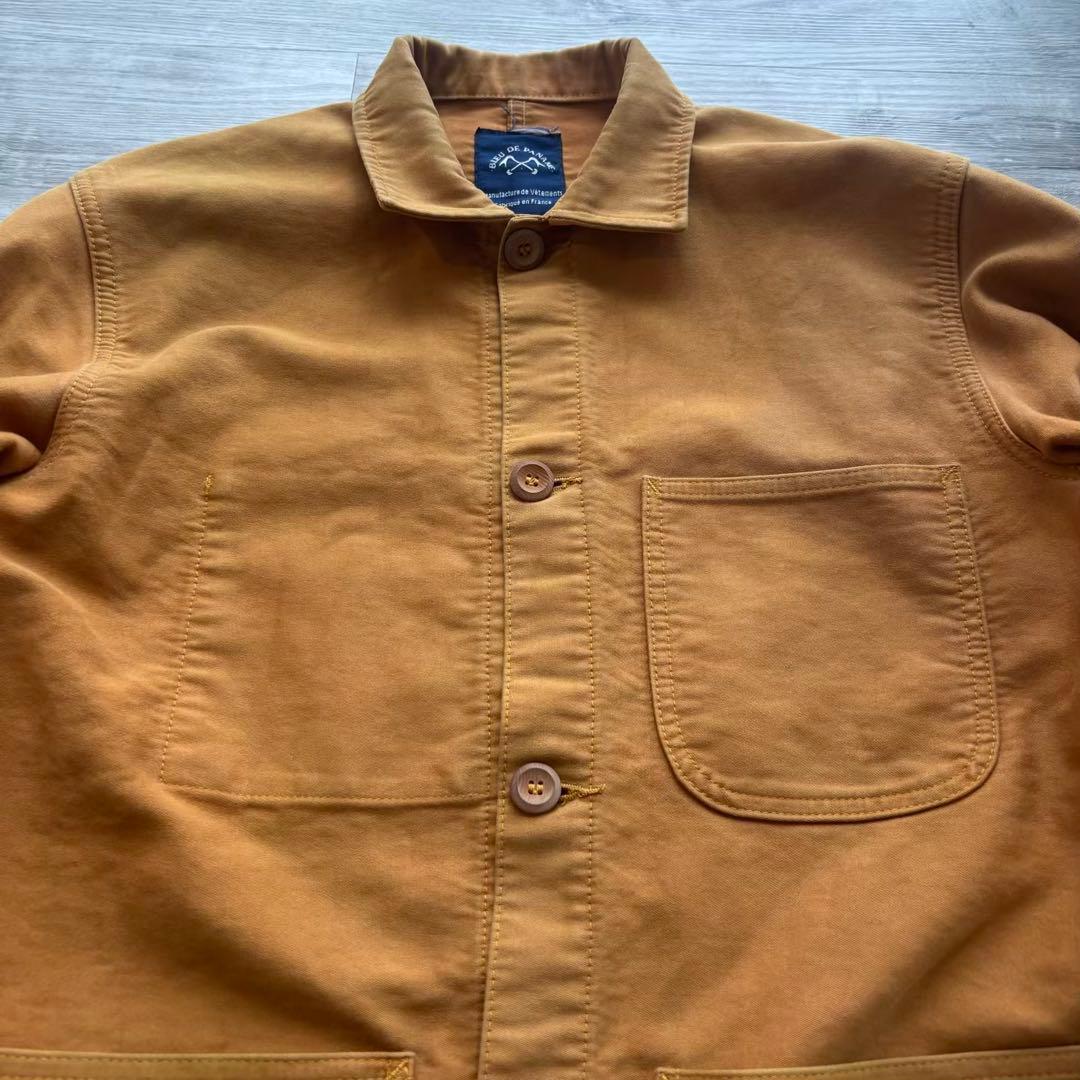 フランス製Bleu de Paname ワークジャケット L ユーロ古着#726