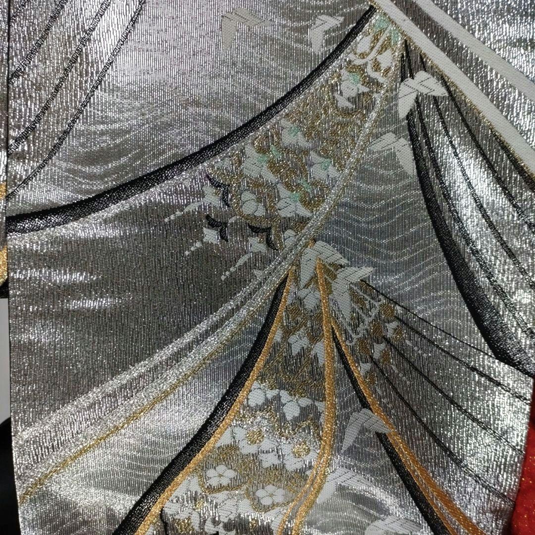 r　着物　振袖フルセット　振袖　金彩　駒刺繍　金ラメ　赤　成人式　卒業式