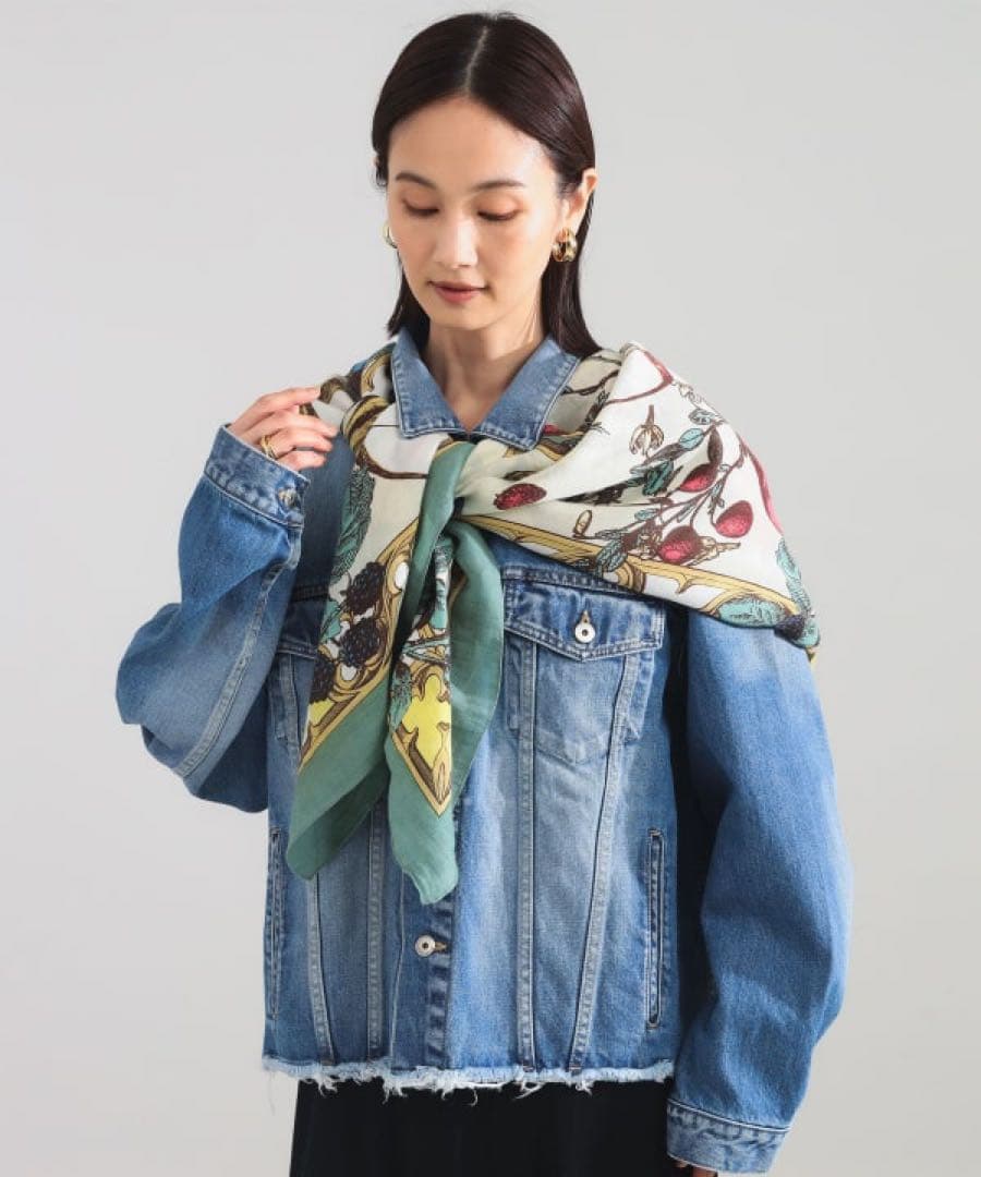 ⭐︎Manipuri【新品】コットンシルクストール120サイズ