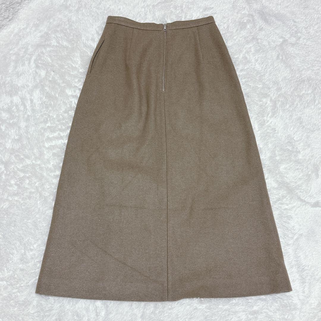 AURALEE オーラリー WOOL SILK MELTON SLITSKIRT