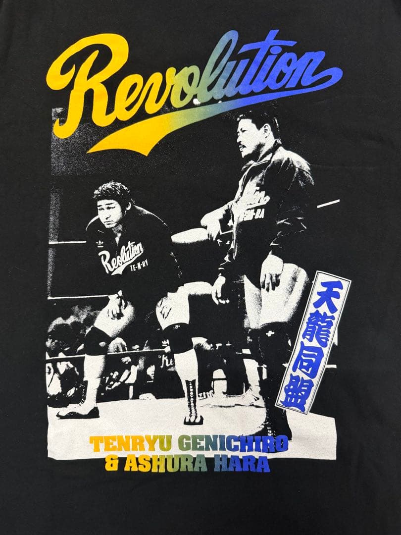 【BLACK ちゃん】ロードウォリアーズ　天龍同盟 Tシャツ
