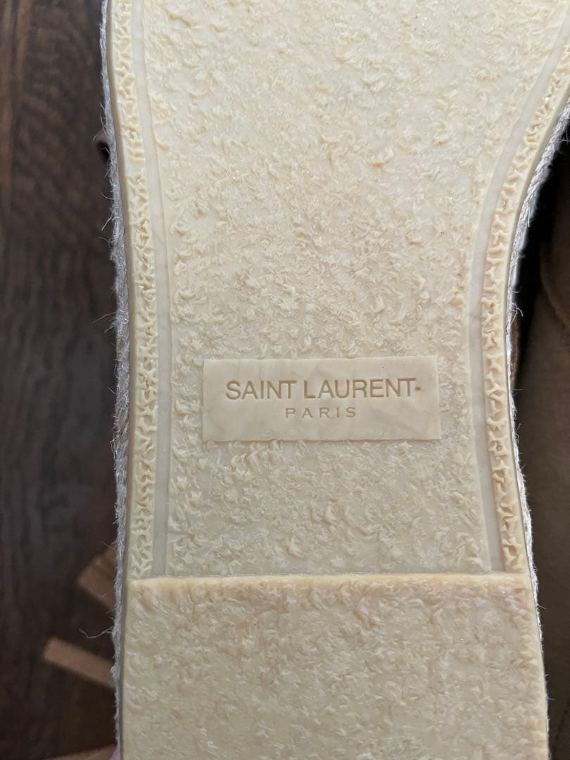 新品未使用　SAINT LAURENT サンローラン　エディ期エスパドリーユ42